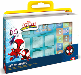 SET CREATIE 7 STAMPILE CU PERSONAJUL SPIDEY & FRIENDS - 12 PCS - 7135 