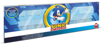SET CREATIE MEGA - 4 STAMPILE CU PERSONAJUL SONIC - 96 PCS - 86 CM - 18122 