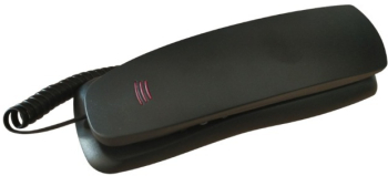 Telefon fix cu fir Montabil pe perete Functie pauza si reapelare Plastic Functie Hold Negru 
