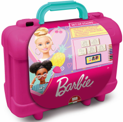 TRAVEL - SET CREATIE 5 STAMPILE CU PERSONAJUL BARBIE - 19 PCS - 42868 