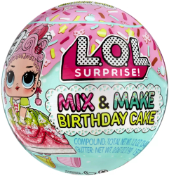 L.o.l. Surprise Mix&make Birthday Cake Papusa Tots 