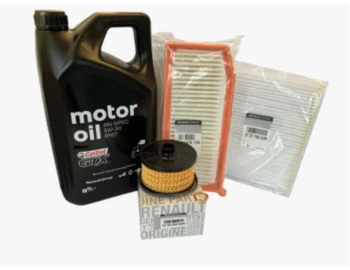Pachet revizie Dacia Logan 1.0 Tce ulei Renault-Castrol GTX RN17 fara filtre gaz 