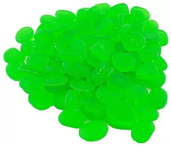 Set 100 pietre decorative fluorescente culoare Verde AVX-AG653B 