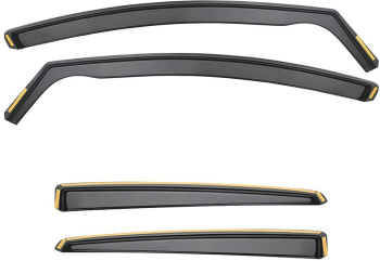 Set 4 Paravanturi Auto Dedicate Compatibile cu Dacia Duster I 2010 - 2017 pentru Geamuri Fata-Spate 