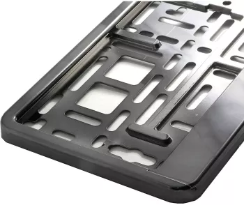 Suport numar inmatriculare din plastic calitate Premium culoare GRAFIT 