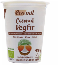 Kefir bio din bautura de cocos natur 400g Ecomil 