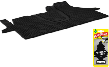 Set Covorase Auto Cauciuc Umbrella Pentru Volskwagen T5 2010-2015 .T6 2015- .Multivan 2015- 3Pcs + Odorizant Auto Bradut Wunder-Baum 