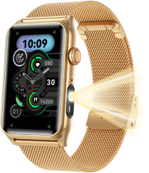Smartwatch TWINKLER® Ceas Inteligent Dama TK76 ecran 1.57&rdquo HD rezolutie 200x320 Apeluri Bluetooth 5.3 Monitorizare Sanatate 