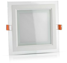 Panou led 12w rama sticla 4000k alb neutru