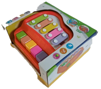 Pian si Xilofon Sunete 2 Bete 19 cm Multicolor 