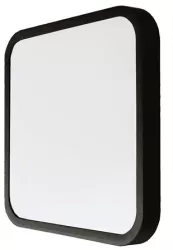 Plafoniera led 18w ip44 6500k alb rece - negru 