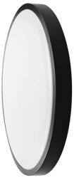 Plafoniera led 36w ip44 6500k alb rece - negru 