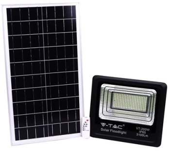 Reflector led 40w 6000k cu incarcare solara 