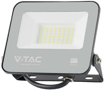 Reflector led smd 30w 185lm/w 6500k ip65 cip samsung - negru/gri 