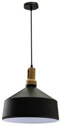 Corp suspendat pentru iluminat max 60w ip20 -negru 