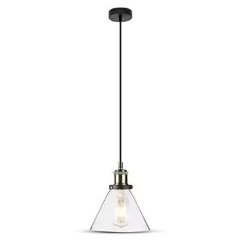 Corp suspendat pentru iluminat max 60w ip20 sticla 