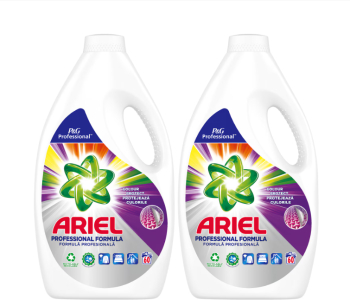 Detergent de rufe lichid Ariel Professional Color 2x3L 120 spalari 