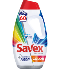 Detergent Lichid SAVEX PREMIUM COLOR 60 spalari 2.7 L 