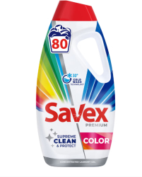 Detergent Lichid SAVEX PREMIUM COLOR 80 spalari 3.6 L 