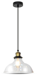 Pendul tavan soclu e27 24.5x23x110cm sticla 