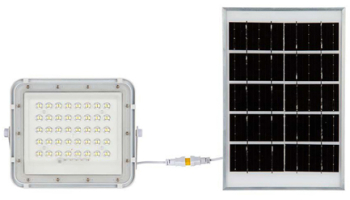 Reflector cu incarcare solara 6w 400lm 6400k - alb 