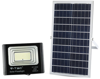 Reflector led 35w 6000k cu incarcare solara 