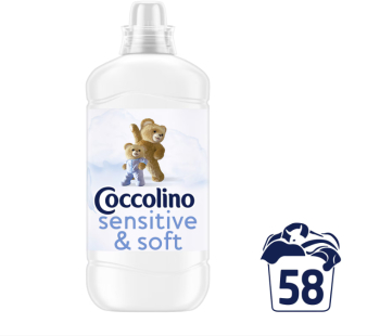 Balsam de rufe Coccolino Sensitive 1.45L 58 spalari