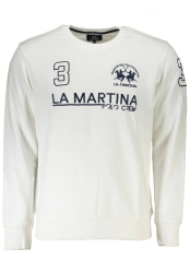 Bluza sport cu imprimeu logo La Martina Alb 3XL INTL 