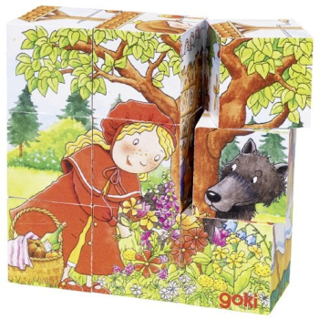 Puzzle Povesti Copii 3 Ani+ De Lemn Goki Carboysafety