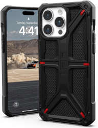 Husa pentru iPhone 15 Pro Max - UAG Monarch - Kevlar Black 