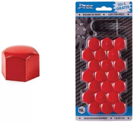 Set capace prezoane 19 mm culoare Rosu 