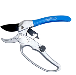 Foarfeca gradina tip nicovala   cu clichet pentru vita de vie pomi trandafiri 12 cm Aquacraft 