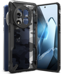 Husa pentru OnePlus 13 - Ringke Fusion X Design - Camo Black 