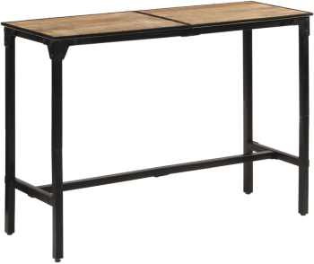 Masa De Bar 150X55X107 Cm Lemn Masiv De Mango Nefinisat 