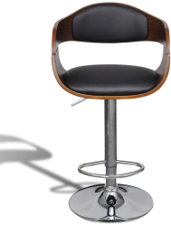 Scaun De Bar Lemn Curbat Si Piele Ecologica 