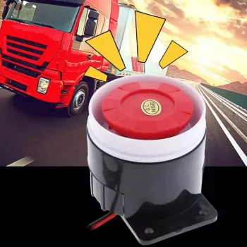 Sirena mers inapoi pentru autoturisme sau camioane tensiune 12V-24V nivel zgomot 105db sirena marsarier 