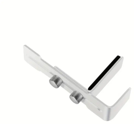 Suport reglabil din aliaj de aluminiu pentru GPU suport pentru placa grafica kit de montare antiderapant pentru placa video Alb