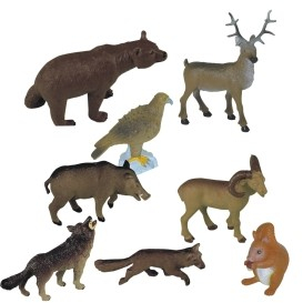 Animale din padure miniland 8 figurine