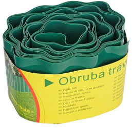 Bordura gazon din plastic verde 9 m x 200 mm 