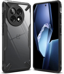 Husa pentru OnePlus 13R - Ringke Fusion X - Black 