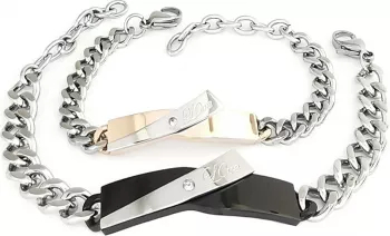 Bratari Cupluri Set Love Inox PersonalStyle 