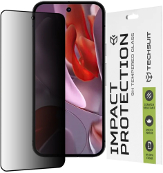 Folie pentru Google Pixel 9a - Techsuit 111D Privacy FullA Glue - Black 