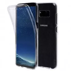 Husa 360 Samsung S8 G950 - FullBody Protectie Fata+Spate - Silicon + Policarbonat Transparenta 