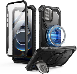 Husa pentru iPhone 16e + Folie - I-Blason Armorbox - Black