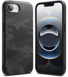 Husa pentru iPhone 16e - Ringke Onyx Design - Camo Black 