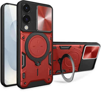 Husa pentru Samsung Galaxy S25 Edge - Techsuit CamGuard Pro - Red 