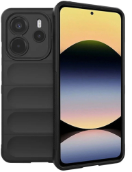 Husa pentru Xiaomi Redmi Note 14 4G 163.25 x 76.55A xA 8.16mm - Techsuit Magic Shield - Black 