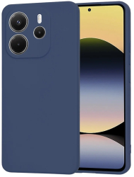 Husa pentru Xiaomi Redmi Note 14 4G 163.25 x 76.55A xA 8.16mm - Techsuit SoftFlex - Navy Blue 