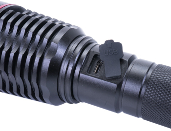 LANTERNA PNI ADVENTURE F420 LED 10 W 1000 LM CU 2 ACUMULATORI INCLUSI 8000 mAh TIP 26650 