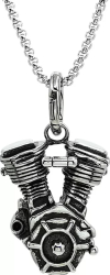 Pandantiv Motor motocicleta cu lant otel inoxidabil PersonalStyle argintiu 